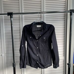 Black Button-Up Shirt